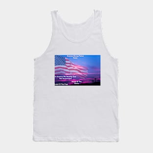 In America We Worship God Not Government Tank Top